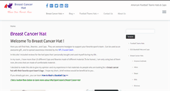 Desktop Screenshot of breastcancerhat.com